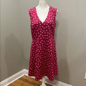 Draper James Floral Love Circle Dress In Pink Multi Magnolia Bouquet